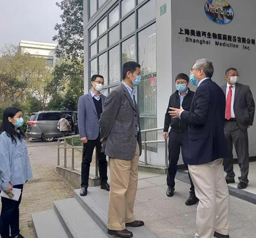 上海市委常委、副市长吴清一行调研上海龙8-long8生物医药股份有限公司张江园区