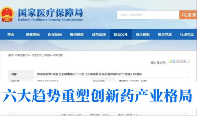 创新药迎重磅政策支持！龙8-long8助力药企加速抢占黄金窗口